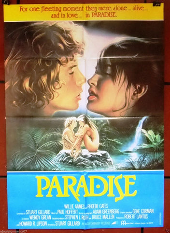 Paradise {STUART GILLARD} 39x27" Original Lebanese Movie Poster 70s