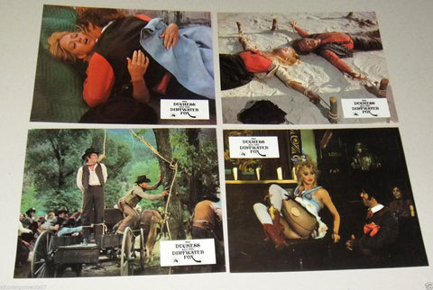 {Set of 9} The Duchess and the Dirtwater 11X10" Org. French LOBBY CARD 70s