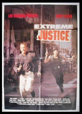 Extreme Justice (Scott Glenn) Original Lebanese Movie Poster 90s