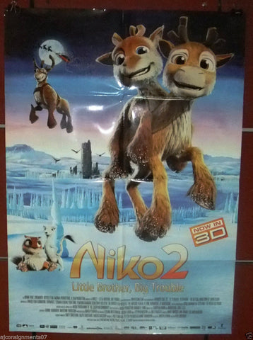Niko 2: Little Brother, Big Trouble 40"X27" Original Folded Movie Poster 2013
