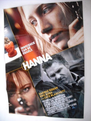 Hanna: Adapt or Die 40x27 "Folded" Movie Poster 2011