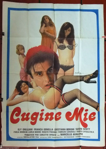 Cugine Mie (Franca Gonella) Original Italian 2F Movie Poster 70s