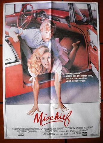 Mischief {Doug McKeon} Original Int 40x27" Movie Poster 80s