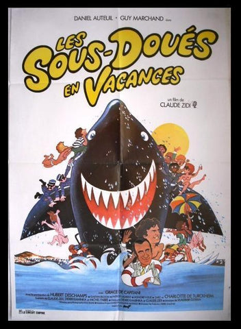 Les sous-doues en Vacances "Daniel Auteuil" Original Movie Poster 80s