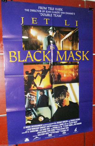 The Black Mask {Jet Lee} 40x27" Original Movie Lebanese Poster 90s