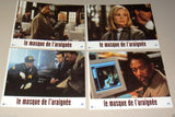 {Set of 12} le masque de l'araignee {MORGAN FREEMAN} French Film Lobby Card 90s
