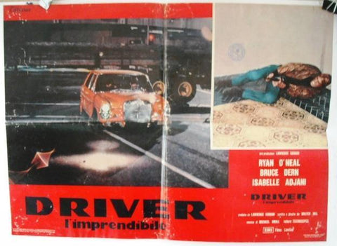 Driver - Ryan O'Neal Movie British/US Style G Lobby Card 70s