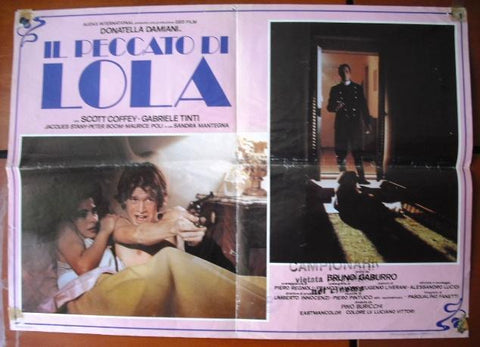 Il Peccato di Lola Lolas Secret Italian Movie Lobby Card 80s