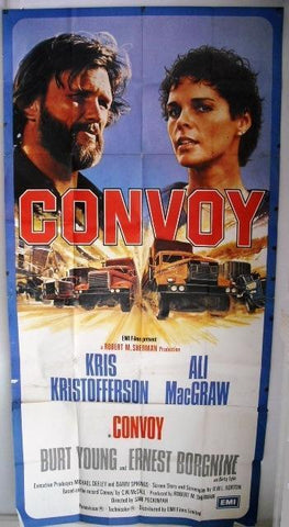 2sht Convoy UK British EMI Films Movie Poster 70s