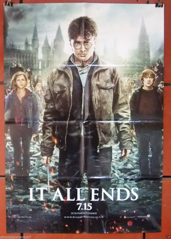 Harry Potter and the Deathly Hallows Part 2 Orig DS 40x27 Movie Poster 2011