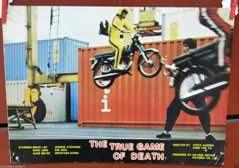 The True Game of Death (Bruce Lee) Kung Fu Film Lobby Card 80s
