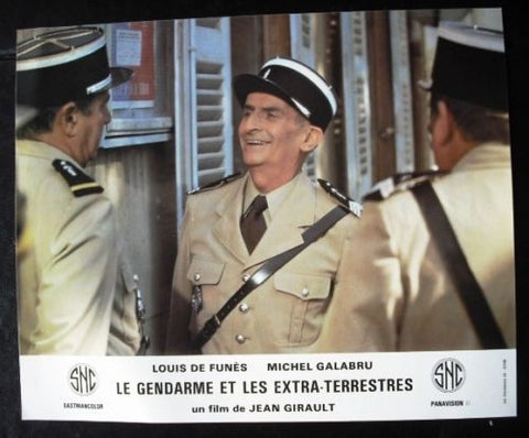 Le Gendarme et les Extra-terrestres Original Movie Lobby Card 70s