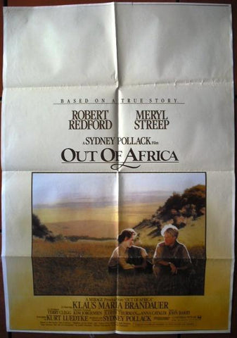 Out of Africa 40x27 Lebanese Movie Poster 80s