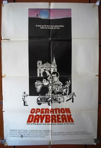 Operation Daybreak Original Movie Poster 70s