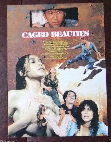 Caged Beauties  (Jeffrey Falcon) Org. Kung Fu Film Program 90s