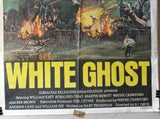 WHITE GHOST {William Kat} Original 39x27" Lebanese Movie Poster 80s