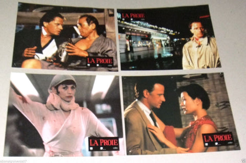 {Set of 8} La Proie The Hunted (Yoshio) Org. French LOBBY CARD 90s