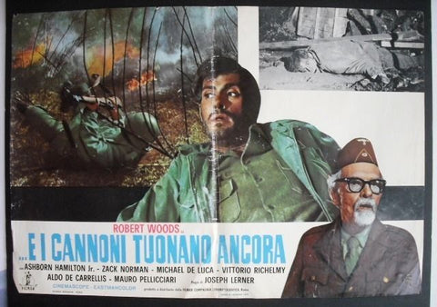 E i Cannoni Tuonano Ancora Original Italy Italian Fotobusta Lobby Card 70s
