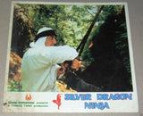 (Set of 4) Silver Dragon Ninja Harry Caine Filmark Hong Kong Film Lobby Card 80s