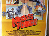 Ninja's Force (Romano Kristoff) Original 39x27" Lebanese Movie Poster 80s