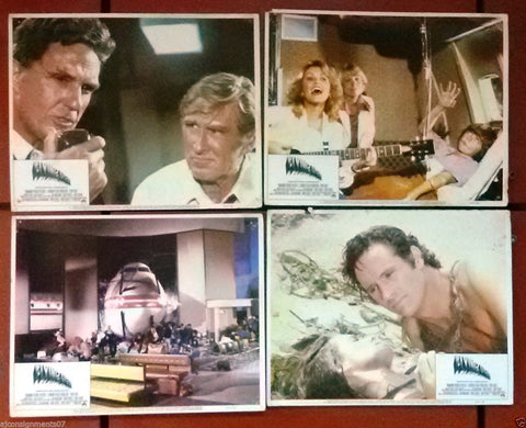 (SET OF 4) Flying High {LLOYD BRIDGES} 11X14" USA Original LOBBY CARD 80s