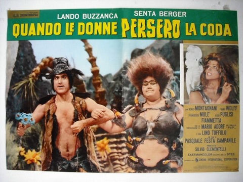 Quando le donne persero la coda When Women Lost Tails Italian Photobusta 70s