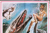 Barracuda {WAYNE CRAWFORD} Original 39x27" Lebanese Movie Poster 70s