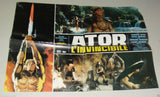 (Set of 6) ATOR L'INVINCIBILE (SABRINA SIANI) Italian Movie Lobby Card 80s
