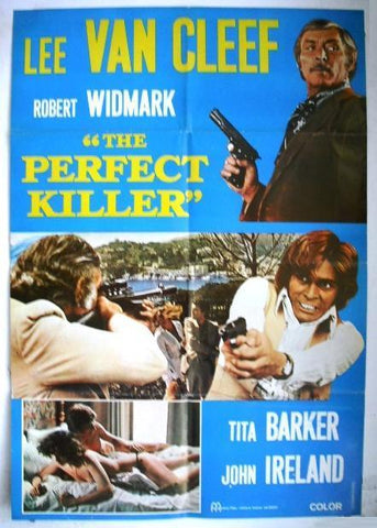 The Perfect Killer (Lee Van Cleef) Original Lebanese Movie Poster 70s