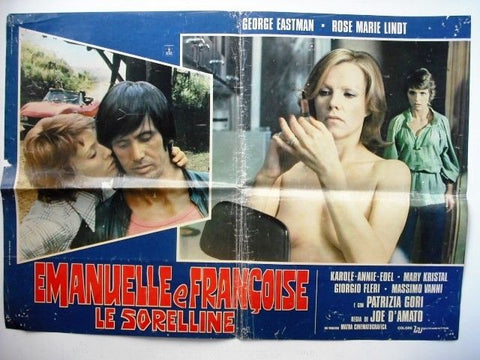Emanuelle e Françoise le sorelline Italian Lobby Card 70s