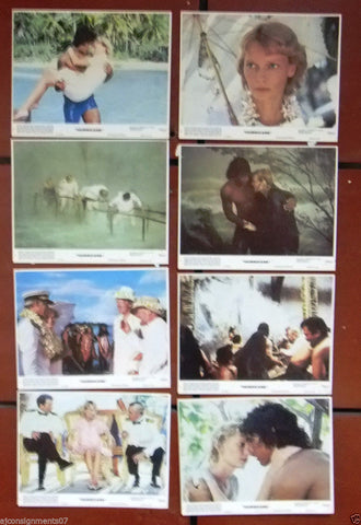 (Set of 8) HURRICANE {MIA FARROW} Original Still Lobby Cards 1970s