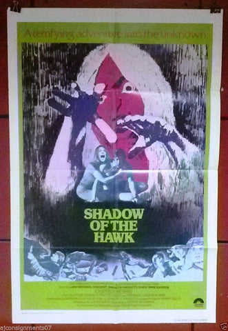 SHADOW OF THE HAWK {Jan-Michael Vincent} 27x41 Original U.S. Movie Poster 70s