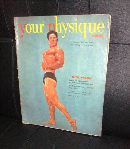 Your Physique Reg Park Joe Weider's Magazine Oct 1951