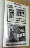 Axe (Jack Canon) Original Movie Pressbook 70s