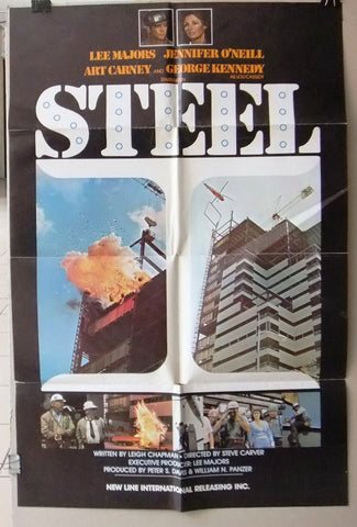 STEEL (LEE MAJORS) Original German INT. Movie Poster 70s