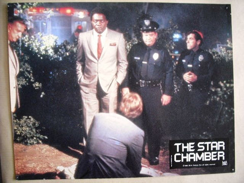 The Star Chamber Orig B Movie Lobby Card Michael Douglas 80s