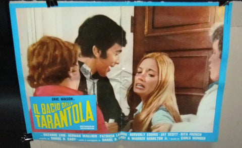 IL BACIO DELLA TARANTOLA Kiss of the Tarantula Italian Film 7 ORG Lobby Card 70s