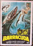 Barracuda {WAYNE CRAWFORD} Original 39x27" Lebanese Movie Poster 70s