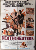 DEATHCHEATERS (JOHN HARGREAVES) 27x39" Original Lebanese Movie Poster 70s