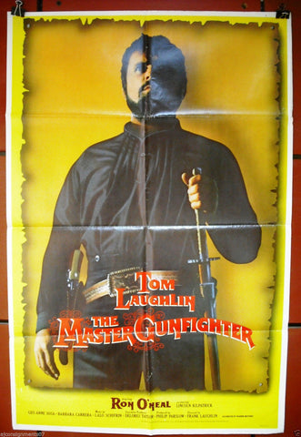 THE MASTER GUNFIGHTER {TOM LAUGHLIN} 41x27" Good Original Movie Poster 70s