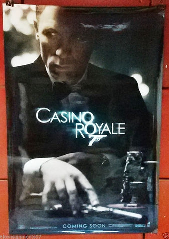 Casino Royale Adv. DB Sided Bond 40x27" Original Movie Rolled Poster 2000s