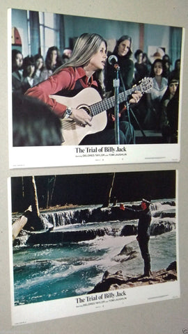 {Set of 8} THE TRIAL OF BILLY JACK (Tom LAUGHLIN) 11x14 Org. U.S Lobby Cards 70s