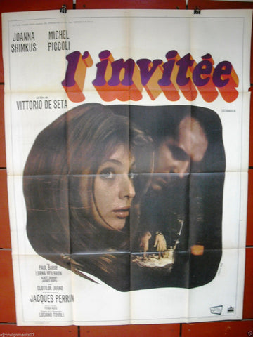 L'invitée {Joanna SHIMKUS} 47"x63" French Movie Poster 60s