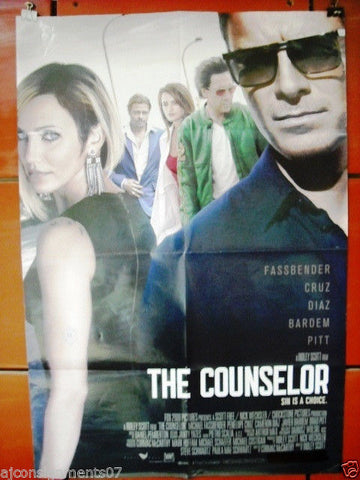 The Counselor {Cameron Diaz} 40"X27" Original Folded Movie Poster 2013