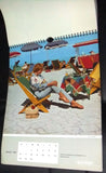 Gevaert Vintage Calendar Printed in Belgium 1958