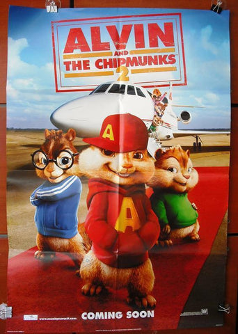 Alvin and The Chipmunks ORG. 40x27 DS Movie Poster 2007