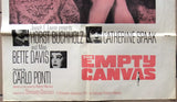 Empty Canvas {Bette Davis} Original 38x26" Original Int. Movie Poster 70s