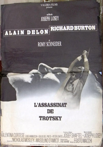 L'ASSASSINAT DE TROTSKY {ALAIN DELON} 24"x33" French Movie Original Poster 70s