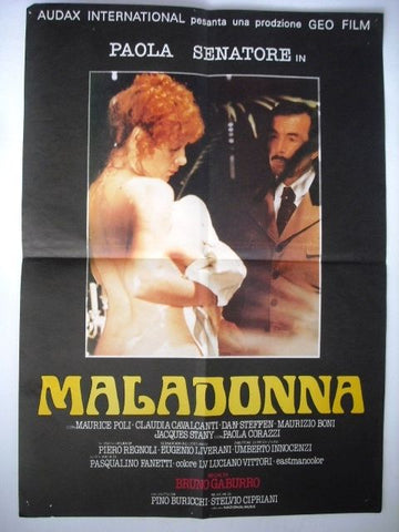 Maladonna - Paola Senatore - Italian Film Poster 80s