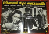 {Set of 8} 90 MINUTI DOPO MEZZANOTTE {MARTIN HELD} Org. Italian Lobby Card 80s